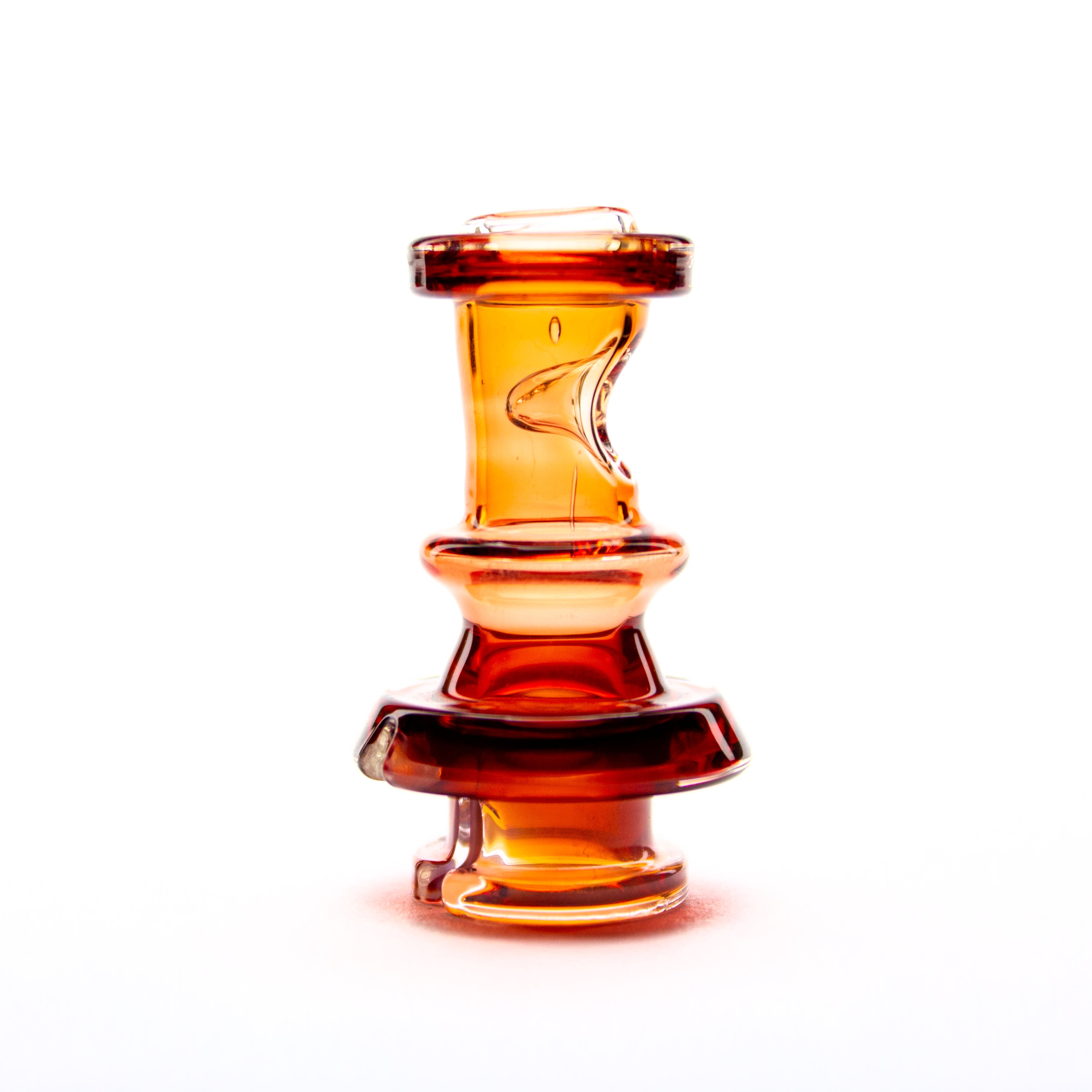 Twisted Boro Glass Dark Phoenix over Neo Opal Pivot Tip #TWB08 - Planet Caravan